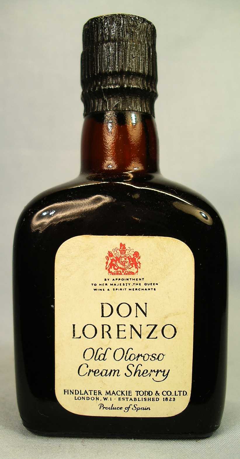 FINDLATER - DON LORENZO - OLD OLOROSO CREAM SHERRY