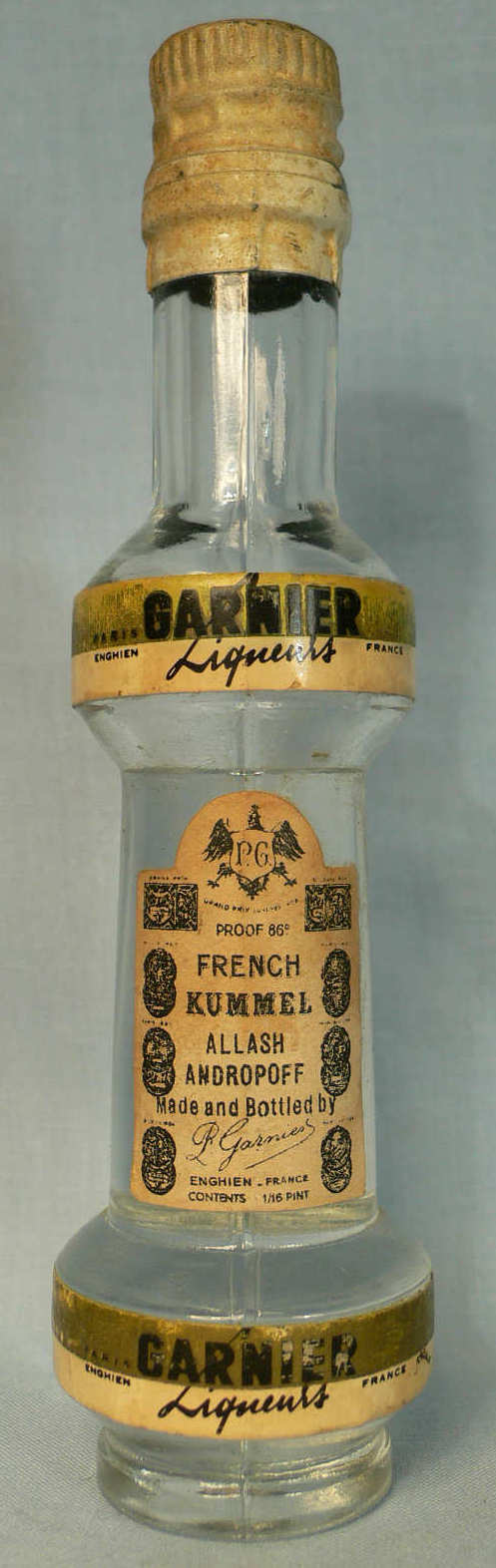 GARNIER - FRENCH KUMMEL - ALLASH ANDROPOFF