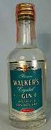 HIRAM WALKER - WALKER'S - GIN - CRYSTAL - (BOTTLED FOR CAPITAL INTERNATIONAL AIRWAYS)